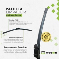 Kit Palhetas Híbridas Mouwa MH2620 + Traseira para Land Rover Discovery Sport (2014-2025) - imagem 4