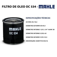 Filtro de Óleo OC 534 para Suzuki Grand Vitara 2.0 16V (2014-2022) - Proteção Essencial - imagem 5