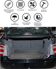 Protetor de Porta-Malas Honda City 2009-2014: Proteção Premium em Relevo - imagem 5