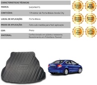 Protetor de Porta-Malas Honda City 2009-2014: Proteção Premium em Relevo - imagem 3