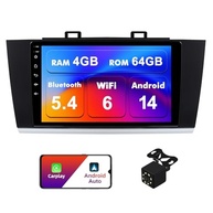 Central Multimídia Android 14 9" para Subaru Outback Legacy 2015-2018 com CarPlay, Android Auto e GPS Integrado - imagem 2
