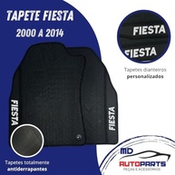 Jogo de Tapetes Automotivos Emborrachados Fiesta 2000-2015 - 3 Peças com Bordado Exclusivo - imagem 4