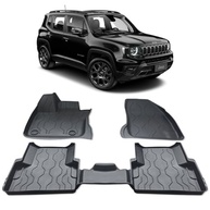 Kit 5 Tapetes de Borracha com Bordas Elevadas para Jeep Renegade (2015-2024) - Proteção Total! - imagem 2