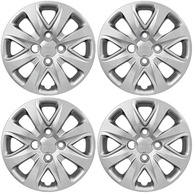 Calota Esportiva Aro 14" Prata Grid para Ford Ka Hatch/Sedan (2015-2018) - Jogo com 4 Unidades - imagem 2
