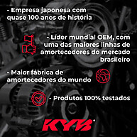 Kit Amortecedor + Suspensão KYB Honda Fit 2015–2020 - imagem 2