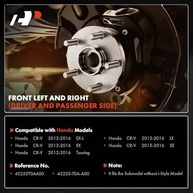 Protetor Contra Poeira Freio Dianteiro A-Premium para Honda CR-V 2012-2016 (2 Peças) - imagem 3