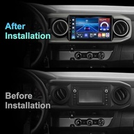 Central Multimídia Android 14 para Toyota Tacoma 2016-2022: Tela 10.1" IPS, Carplay/Android Auto Sem Fio, GPS e Bluetooth - imagem 3