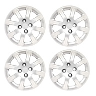 Kit 4 Calotas Aro 14 Prata para Fiat Strada Trekking 2014-2016 - Renove o Visual! - imagem 1