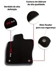 Tapete para HB20 2016-2019 Preto Carpete Liso - Encaixe Perfeito e Durabilidade - imagem 5