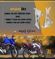 Suporte Pedaleira Bacalhau Titan 150 Fan Start 2016-2021: Segurança e Estilo para Sua Moto - imagem 4