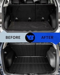 Tapete de Porta-Malas e Encosto Jeep Compass 2017-2023 | Proteção Total TPE All-Climate - imagem 3