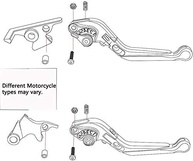 Alavancas de Freio e Embreagem CNC para Honda GROM MSX125 (2014-2017) - Design Premium e Conforto - imagem 5
