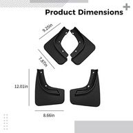 Kit 4 Abas de Lama Antiarranhões para Jeep Compass 2017-2020 - Proteção Premium - imagem 3