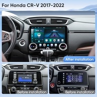 Central Multimídia Honda CRV 2017-2022: Tela QLED 10.2" Touchscreen, GPS, CarPlay Sem Fio e Android Auto - imagem 3