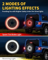 Luz de Freio LED 3 Lados para Jeep Wrangler JL JLU 2018-2025: Segurança e Estilo Plug & Play - imagem 3