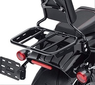 Bagageiro Esportivo Preto HTTMT para Harley Davidson Fat Boy/Breakout (2018-2020) - Design Rápido e Versátil - imagem 2