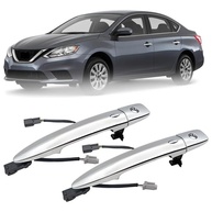Maçanetas Externas Cromadas para Nissan Sentra, Maxima, Murano e Leaf (2009-2018) - Kit 2 Unidades - imagem 1