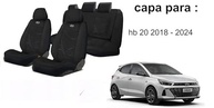 Capa de Banco Premium para Hyundai HB20 (2018-2024): Proteção e Estilo - imagem 4