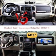 Tela Multimídia Android 14.6" para Dodge Ram 1500/2500/3500 (2013-2018) - GPS, CarPlay e Mais! - imagem 3