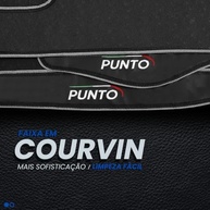 Jogo de Tapetes Automotivos Emborrachados para Fiat Punto 2012-2018 - 3 Peças Premium - imagem 4