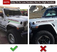 Alargadores de Para-lama Jeep Wrangler JL/JLU/JT Gladiator 2018-2023 (Sahara Baixo) - Proteção e Estilo Off-Road - imagem 3