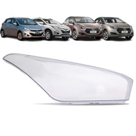 Lente Farol Hyundai HB20 2012-2019 Lado Passageiro Cristal Transparente - imagem 2
