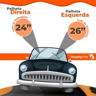 Par Palhetas Limpador Para-brisa Silicone Honda WR-V 2017-2019 Dianteira - imagem 5