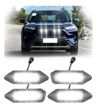 Luzes de Grade LED Brancas para Toyota RAV4 5ª Geração (2019-2025) - Estilo Raptor e Segurança - imagem 1