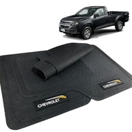 Jogo de Tapete Borracha Automotivo 5 Peças com Logo Bordado para Chevrolet S10 (2016-2019) - imagem 2