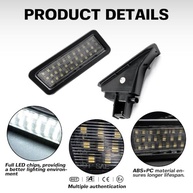 Kit 2 Luzes de Placa LED Ram 1500 2019-2024: Iluminação Xenon Brilhante e Moderna - imagem 4
