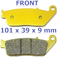 Pastilhas de Freio Dianteiras e Traseiras para Suzuki Burgman AN 650 Skywave Executive ABS (2003-2019) - imagem 3