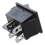 Interruptor Chave Liga Desliga Gangorra KCD4-201C Preto - Controle Essencial para Seus Projetos! - imagem 3