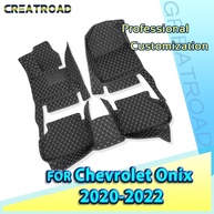 Tapetes de Couro Personalizados GREATROAD para Chevrolet Onix 2020-2022: Proteção Total e Estilo Bege - imagem 2