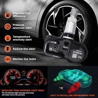 Sensor TPMS Toyota Sequoia, Sienna, Tundra (2007-2020) - Monitoramento Essencial de Pressão - imagem 4