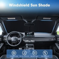Protetor Solar Para-brisa Honda Fit 2015-2020 Mixsuper: Mantenha Seu Carro Fresco e Protegido - imagem 3