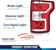 Luz Traseira Ford F150 2018-2020: Estilo Cromado e Segurança Ampliada - imagem 3