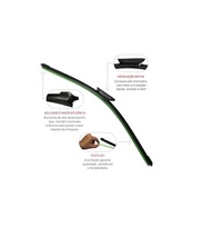 Kit Palhetas Limpador Para-brisa Fiat Mobi 2020-2025 Dianteira - Visibilidade Perfeita! - imagem 4