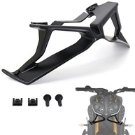 Asas Aerodinâmicas para Yamaha MT-09 (2017-2020): Spoiler Dianteiro Nu Preto - Estilo e Performance! - imagem 1