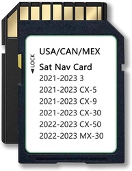 Mapa GPS Atualizado EUA/CAN/MEX 2021-2023 para Mazda CX-5, CX-9, CX-30, CX-50 e Mazda 3 | Cartão SD Navegação TD2K66EZ1B - imagem 1