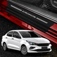 Kit Adesivos Soleira Porta Fiat Cronos 2017-2021: Proteção e Estilo Premium - imagem 1