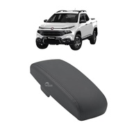 Tampa de Apoio de Braço Preta para Fiat Toro (2016-2021) - Acabamento Premium - imagem 1