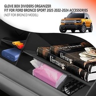 Organizador de Porta-Luvas Premium para Ford Bronco Sport 2021-2025 | Acessórios Essenciais - imagem 3