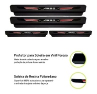 Soleira Esportiva Resinada Preta Fiat Argo (2017-2021) - Estilo e Proteção Premium - imagem 3