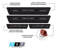 Kit 8 Peças Soleira Platinum Resinada Preta para Hyundai Creta 2015-2021 - imagem 5