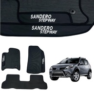 Jogo de Tapetes Automotivos Emborrachados Sandero Stepway 2008-2022 (3 Peças) - Proteção e Estilo - imagem 1