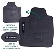Tapete Personalizado Haval H6 GWM 2022-2025: Proteção Total em PVC Emborrachado Impermeável 3 Peças com Logo - imagem 3