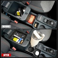 Organizador Central e Porta-Copos Mabett para Ford Maverick 2022-2025: Maximize seu Espaço! - imagem 3