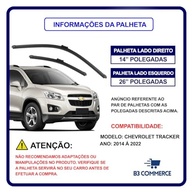 Palheta Limpador Parabrisa GM Nova Tracker (2014-2022) - Visão Clara e Segura - imagem 3