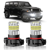 Luz de Neblina LED 13000LM para Jeep Wrangler 2010-2023: Super Brilhante 6000K Branco Frio, 360° Iluminação, Plug and Play - imagem 2