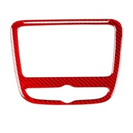 Adesivo Fibra de Carbono Vermelho Brilhante para Console Central Chevrolet Equinox 2018-2023 - imagem 3